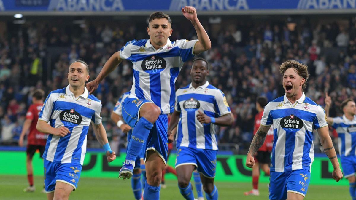 Las notas del Deportivo en la victoria 3-1 sobre el Mirandés