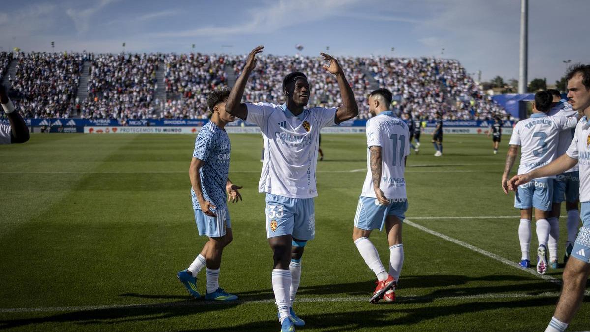 El Almería apunta a Yussif Saidu del Real Zaragoza