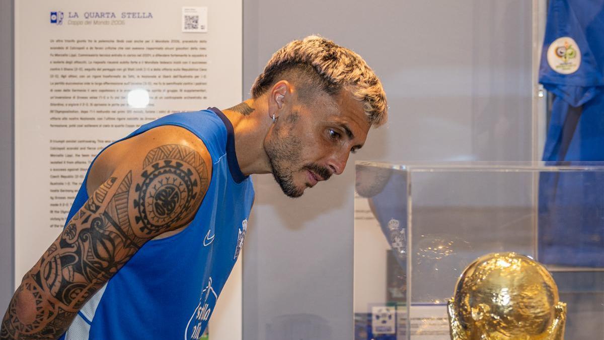 La plantilla del Deportivo visitó el Museo del Calcio en Coverciano