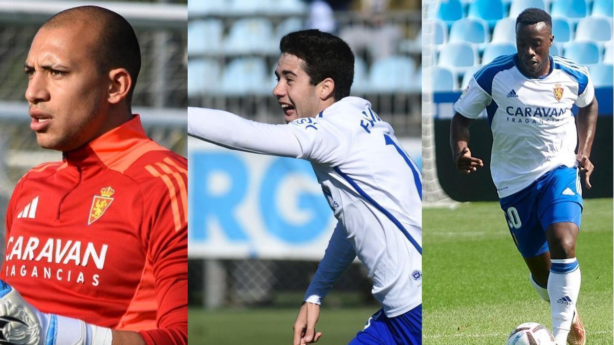 Tres canteranos del Real Zaragoza buscan nuevos retos
