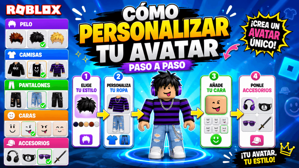 Cómo personalizar tu avatar de Roblox paso a paso – Futbolec