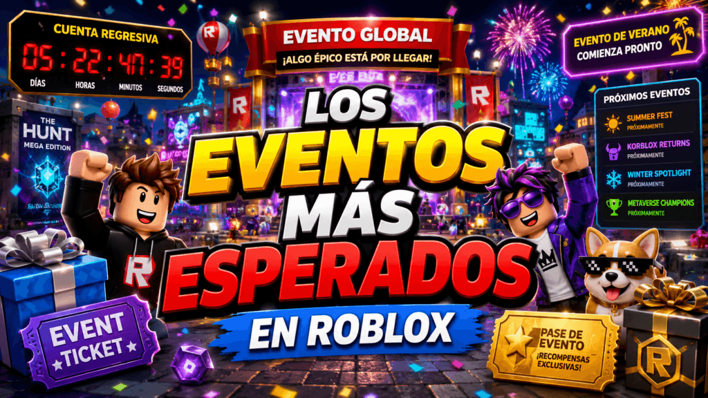 Los nuevos eventos de Roblox que no te puedes perder