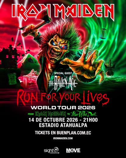Iron Maiden regresa a Quito tras 17 años de espera