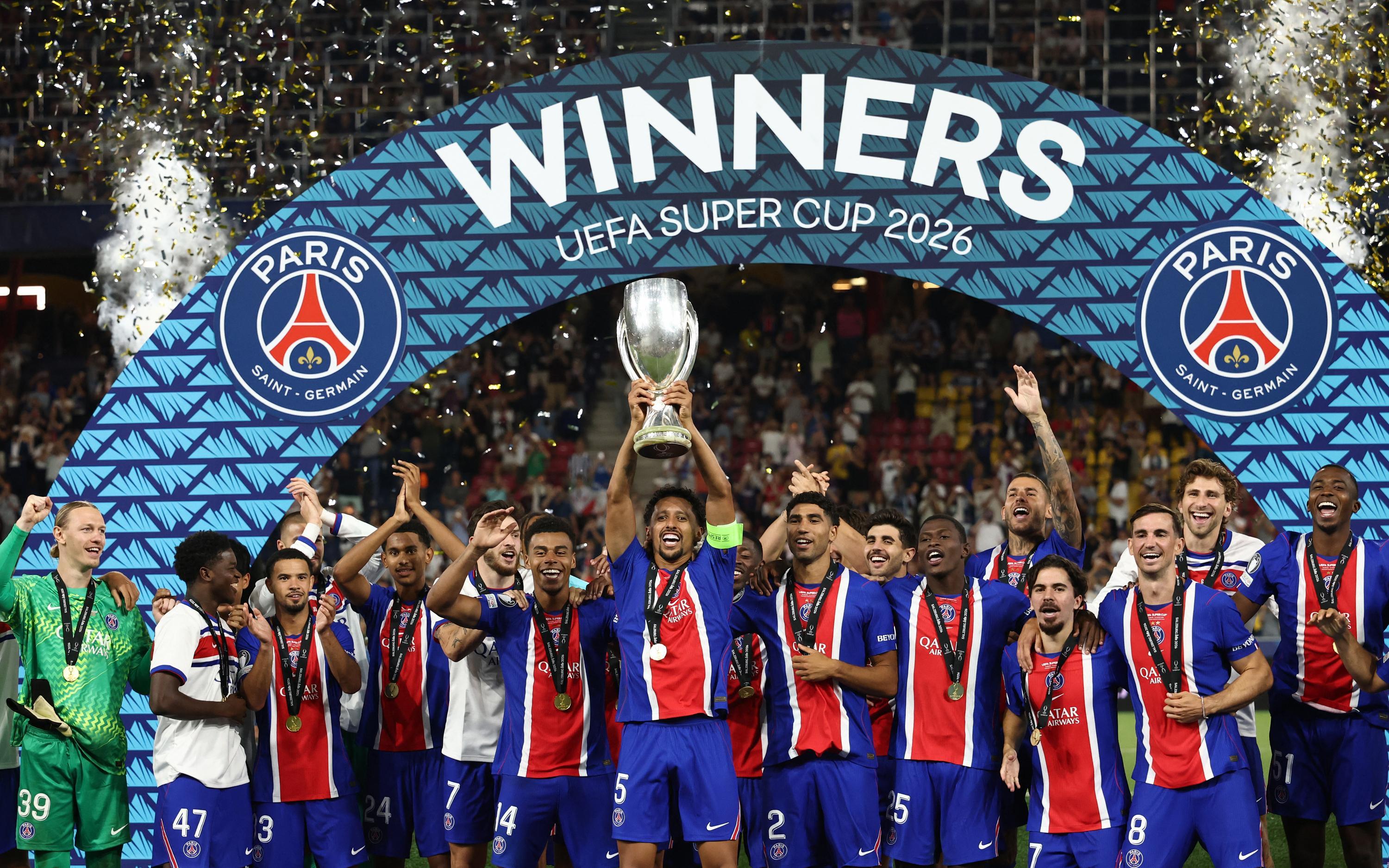 PSG de Pacho vence 2-1 al Aston Villa y es supercampeón