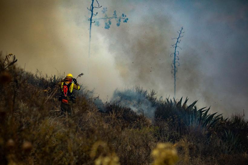 Ecuador reporta 11 incendios forestales activos y más de 21.800 hectáreas quemadas