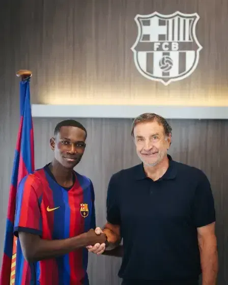 Josué Caicedo, la nueva pieza del Barça de Belletti que ya ha debutado