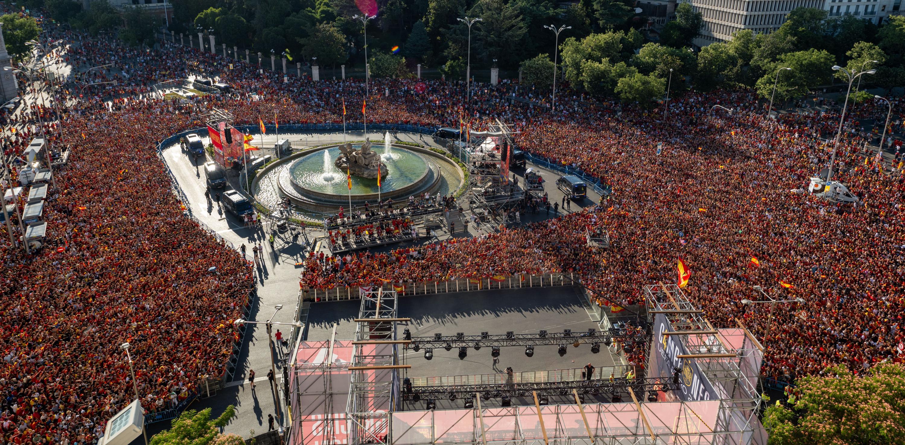 La selección española llegará a Cibeles para celebrar su segundo Mundial