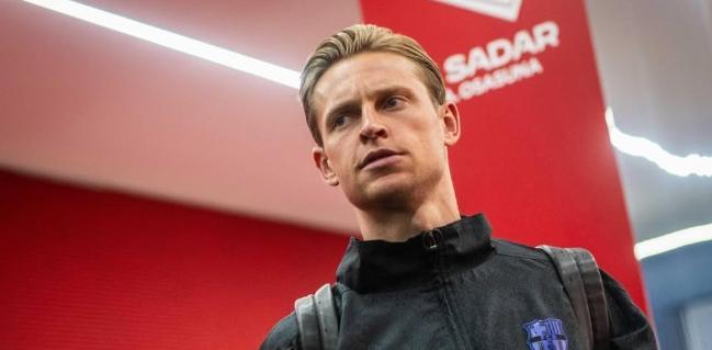 De Jong llega hoy a la Ciutat Esportiva para su recuperación