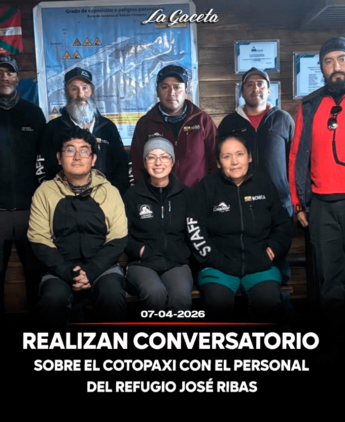 Conversatorio del IG-EPN con Refugio José Ribas sobre estado del Cotopaxi