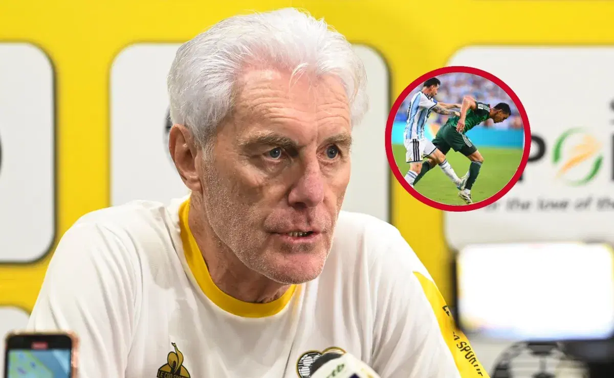 El DT de Sudáfrica habló de la posible roja a Messi