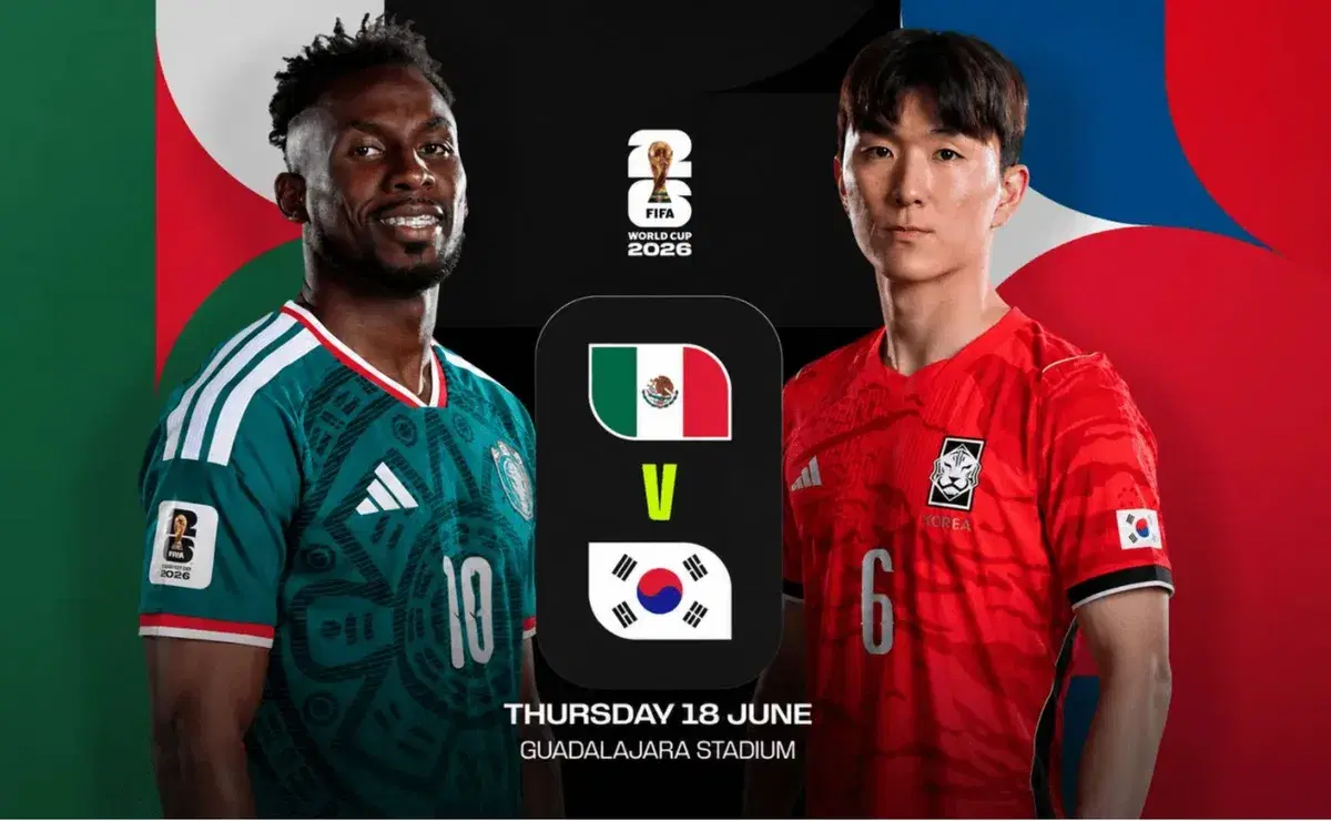 ¿Dónde ver EN VIVO México vs. Corea del Sur por el Grupo A del Mundial 2026: canales de TV y streaming online?