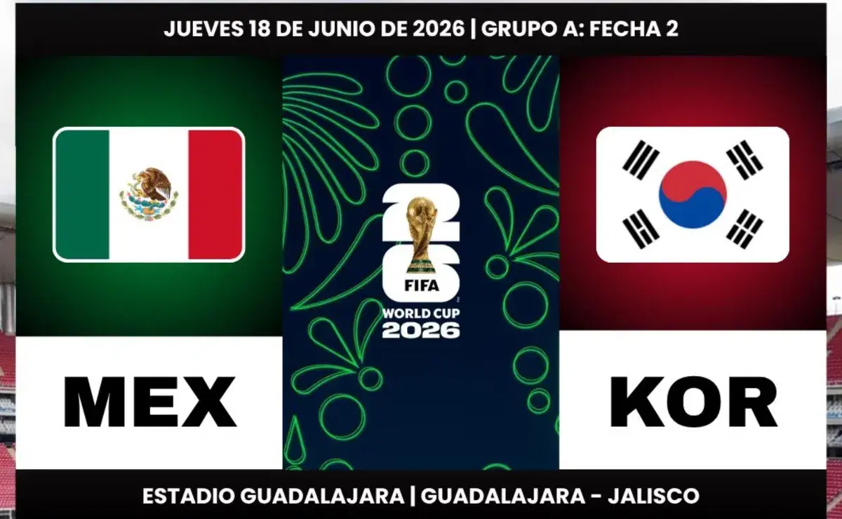 IA pronostica empate 1-1 entre México y Corea del Sur en el Mundial 2026