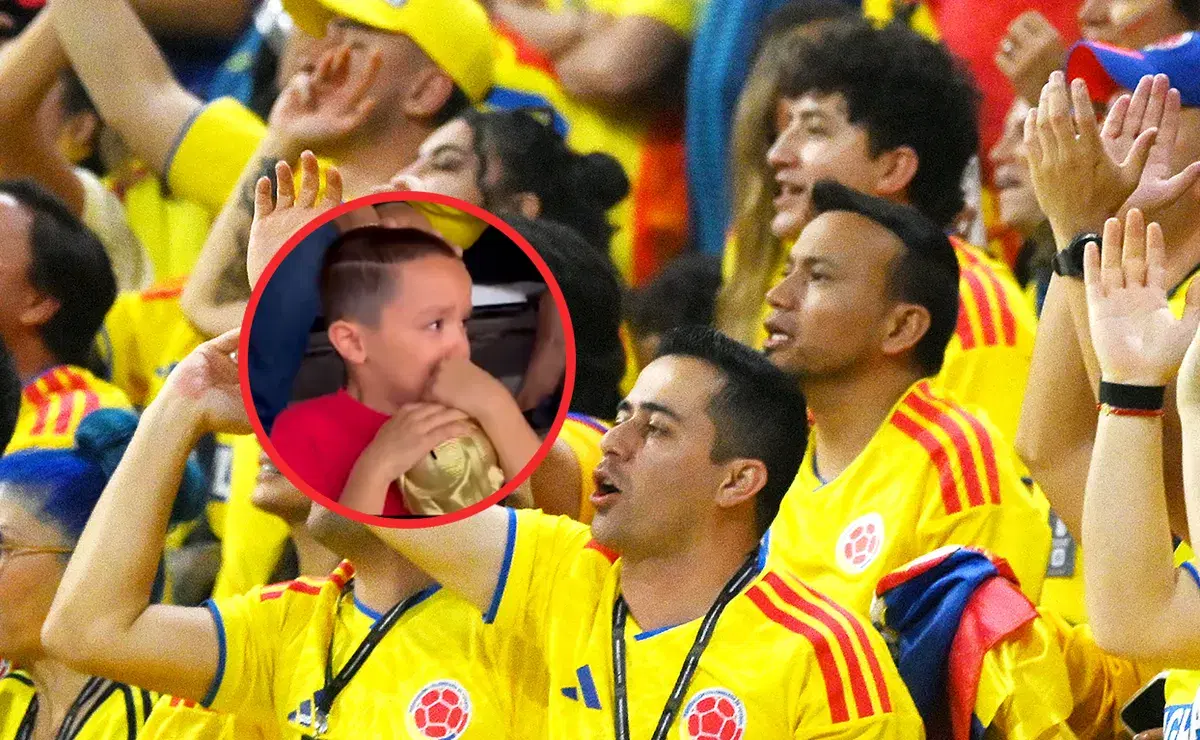 El emotivo gesto de hinchas colombianos con un niño uzbeko da la vuelta al mundo