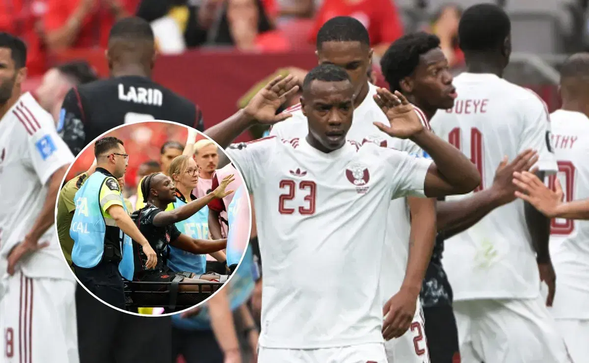 El gesto de Assim Madibo hacia Ismaël Koné tras lesionarlo en el Canadá vs. Qatar del Mundial 2026