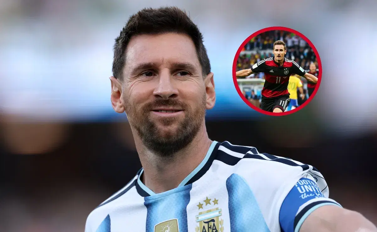 Messi no solo va por el récord de goles de Klose