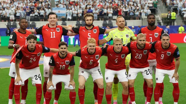 Austria, en el puesto 23 del ranking FIFA y enfrenta a Argentina