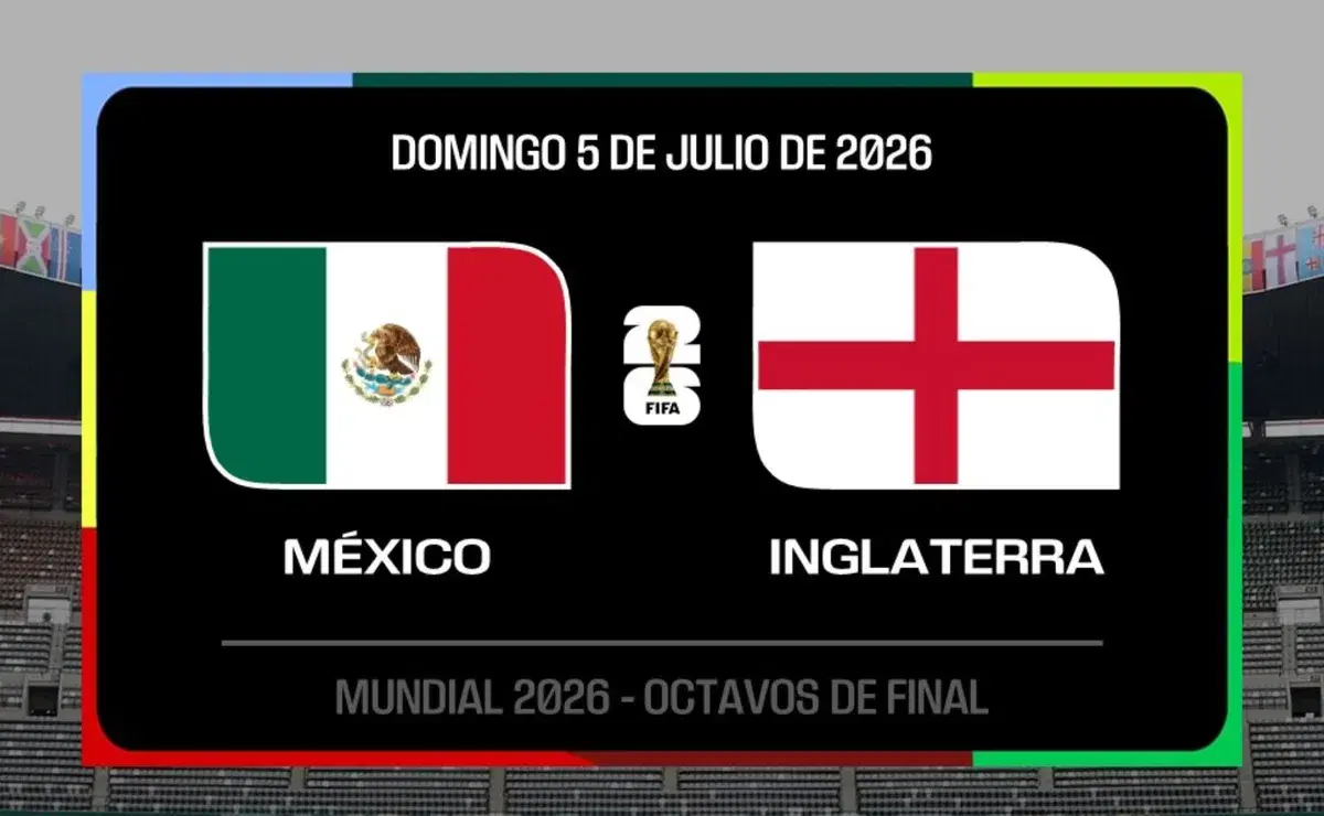 ¡MÉXICO vs INGLATERRA EN VIVO! Partido HOY, TV y STREAMING por OCTAVOS de final del Mundial 2026