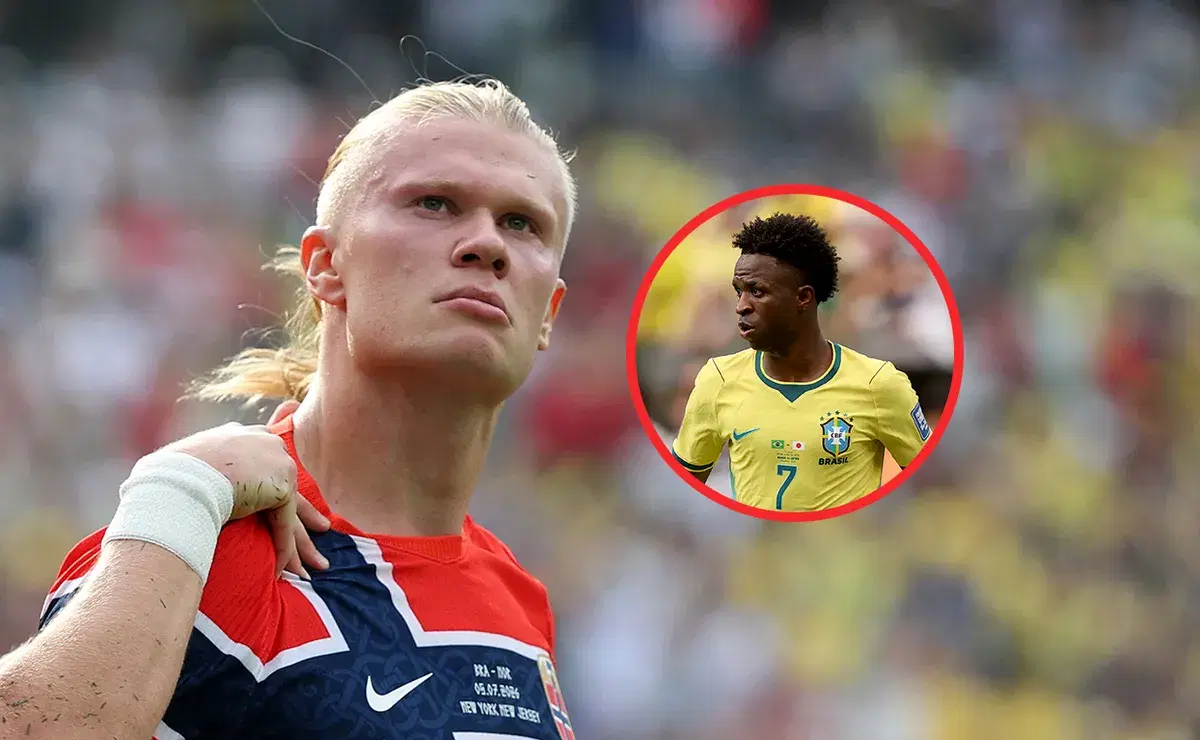 Mientras Vinicius Jr. gana 25 millones, el salario de Erling Haaland de Noruega