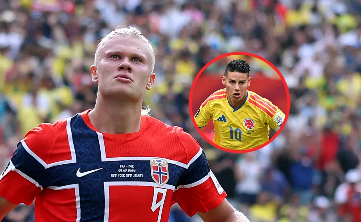 Llegó a más de 2 millones de reproducciones: La lección de Erling Haaland a James Rodríguez