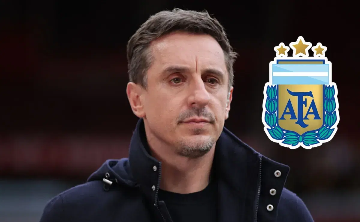 "Pedazo de tronco": Gary Neville menospreció a los defensas de Argentina y recibió una drástica respuesta