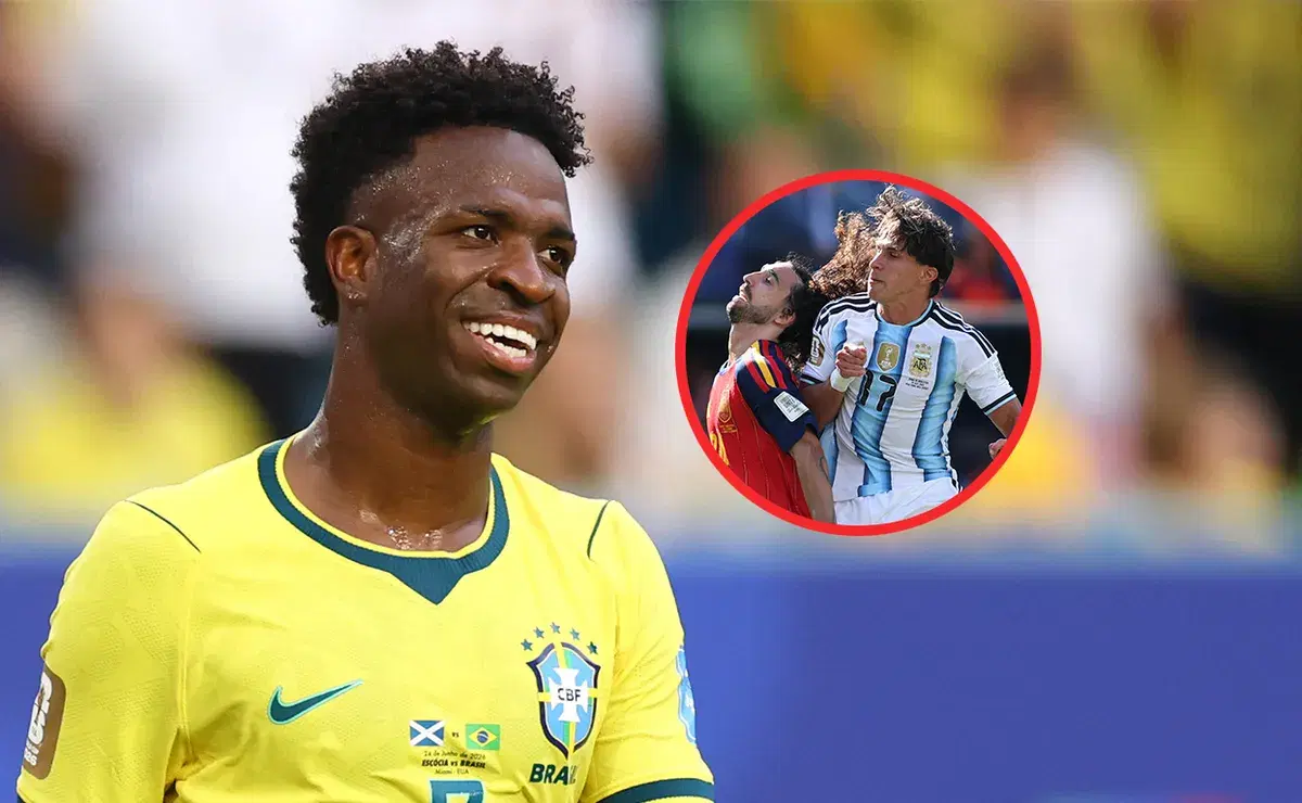 Así celebró Vinicius Jr. la derrota de Argentina ante España en la final del Mundial 2026