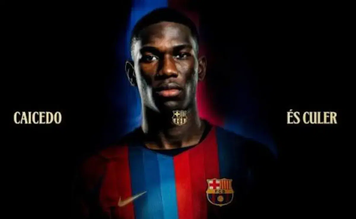 Josué Caicedo eligió a su ídolo en el FC Barcelona