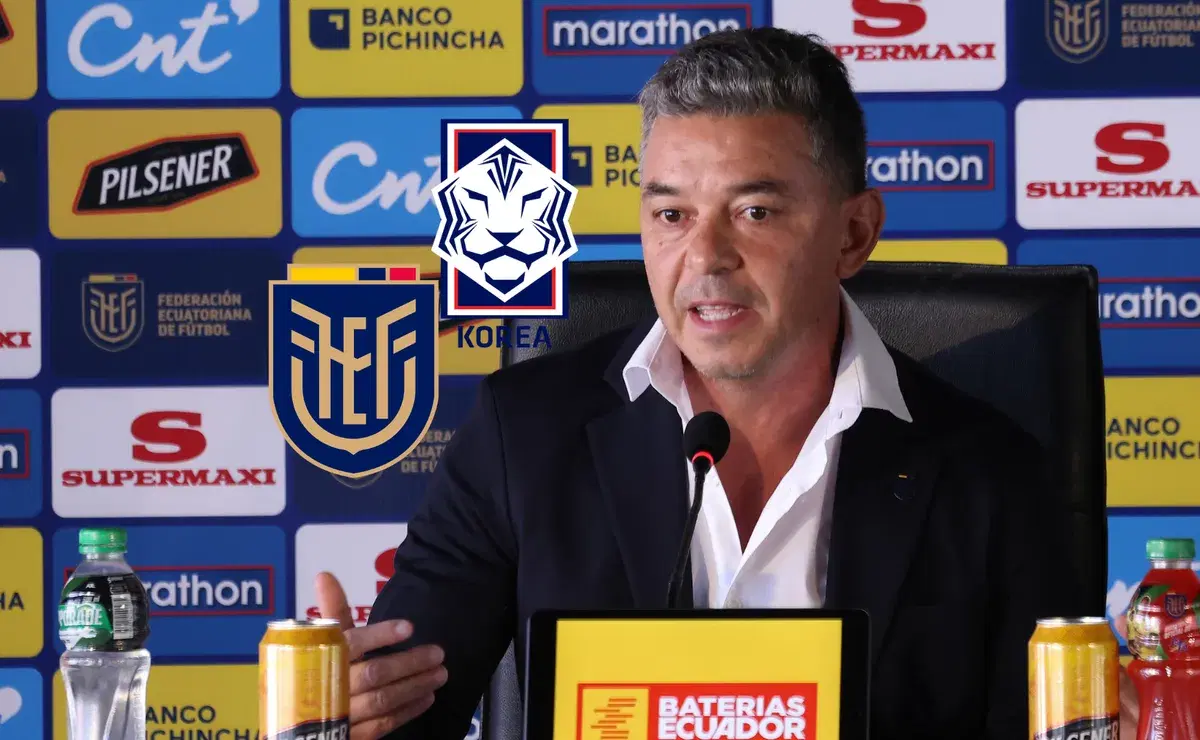 Marcelo Gallardo debuta con Ecuador ante Corea del Sur
