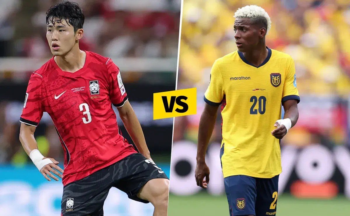 Ecuador vs Corea del Sur: Transmisión y alineaciones
