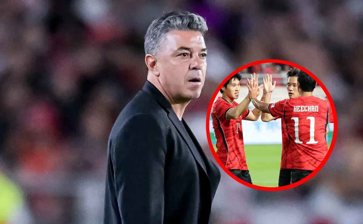 Marcelo Gallardo sufre dura goleada en su debut con Ecuador frente a Corea del Sur