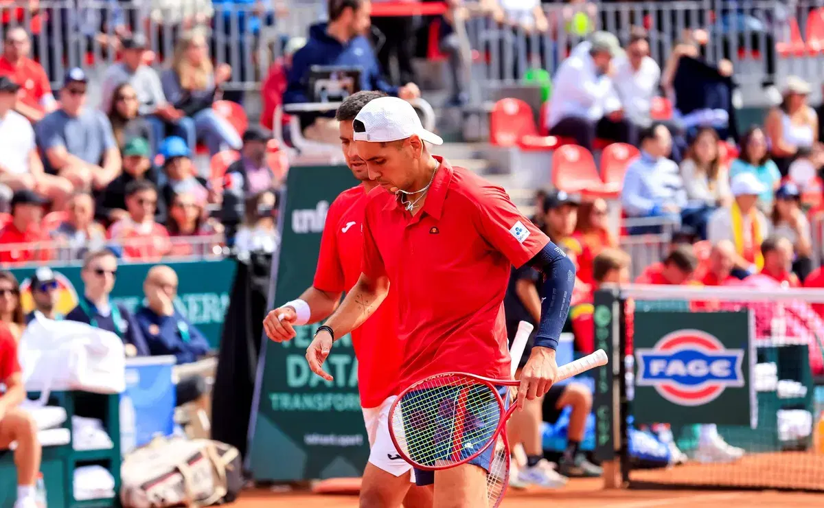 España vence 6-0, 6-3 a Chile y sella la eliminación en dobles