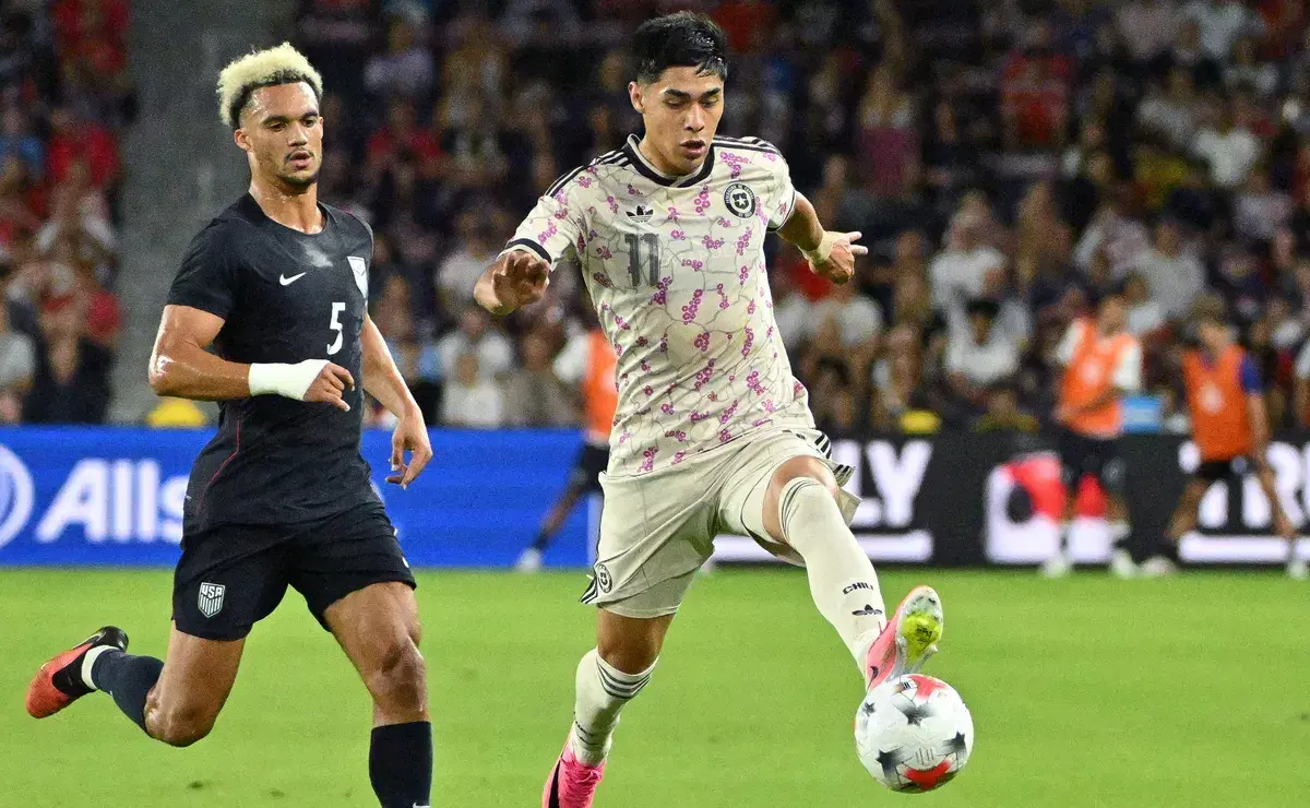 Darío Osorio destaca en la derrota de Chile ante EE.UU.