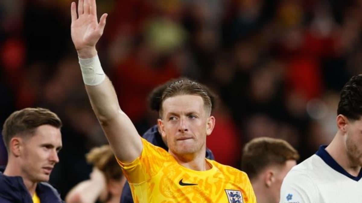 Jordan Pickford, el portero inglés que más partidos ha jugado en Mundiales