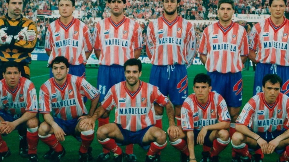 El Atlético de 1996, tasado en 2026: el once del doblete rojiblanco valdría hoy 79,4 millones con Kiko a la cabeza