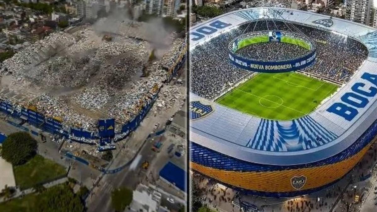 Así sería la nueva Bombonera de Boca Juniors según IA