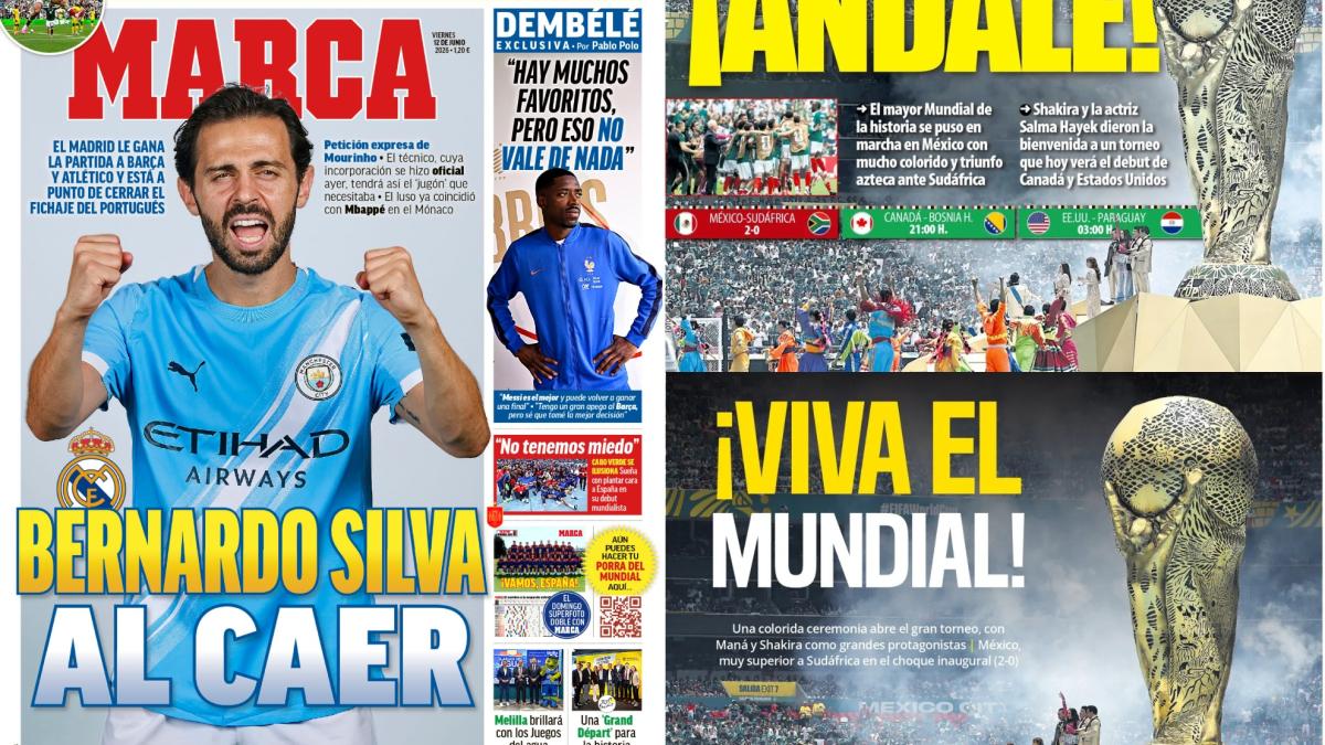 Las portadas del día: Bernardo al caer, viva el Mundial...