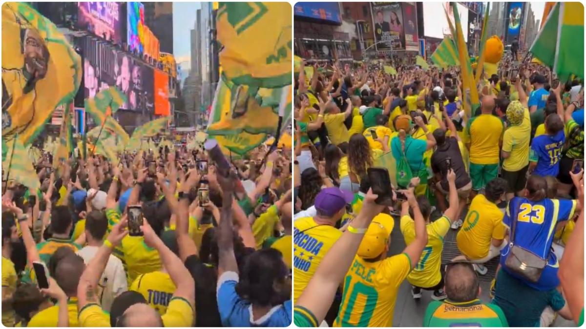 Brasil 'conquista' Estados Unidos: así de emocionada está la afición canarinha antes de su debut mundialista