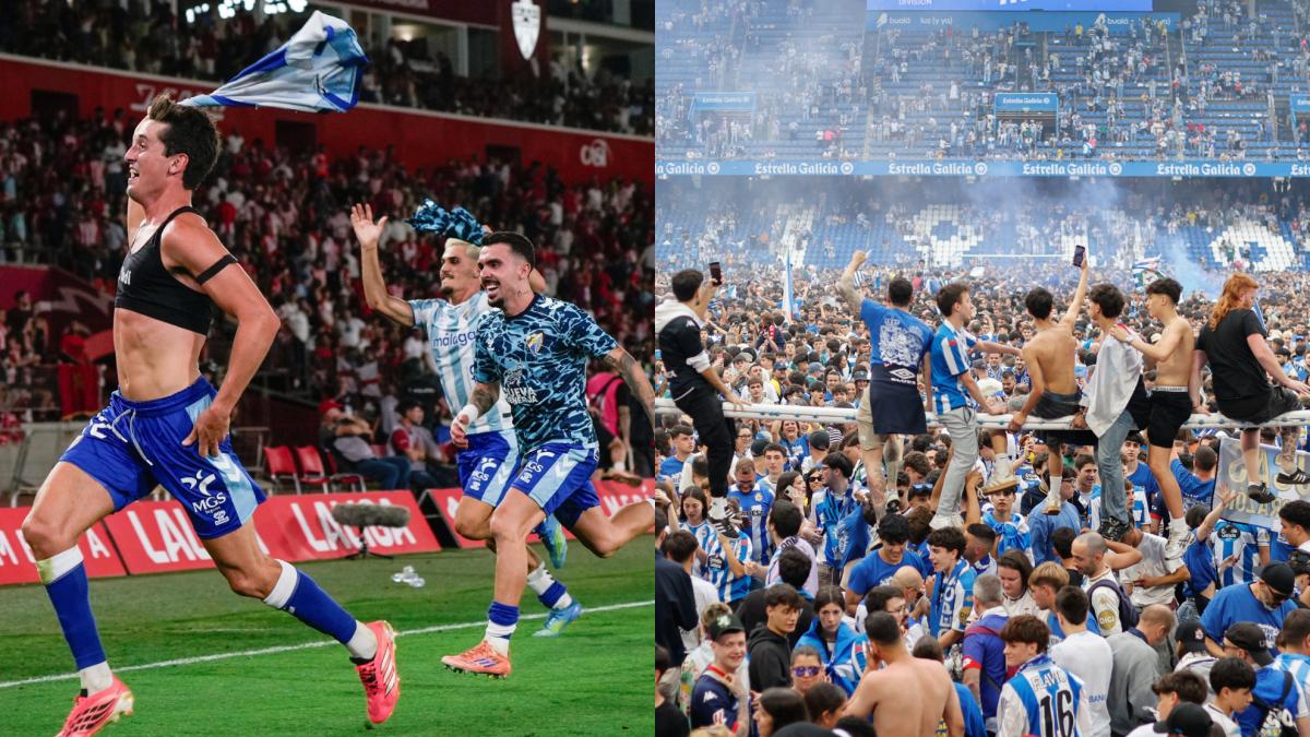 Vidas paralelas: Málaga y Deportivo siguen caminando de la mano