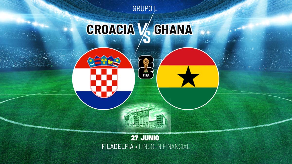 ¿A QUÉ HORA JUEGAN Croacia y Ghana por la última fecha del Grupo L en el Mundial 2026?