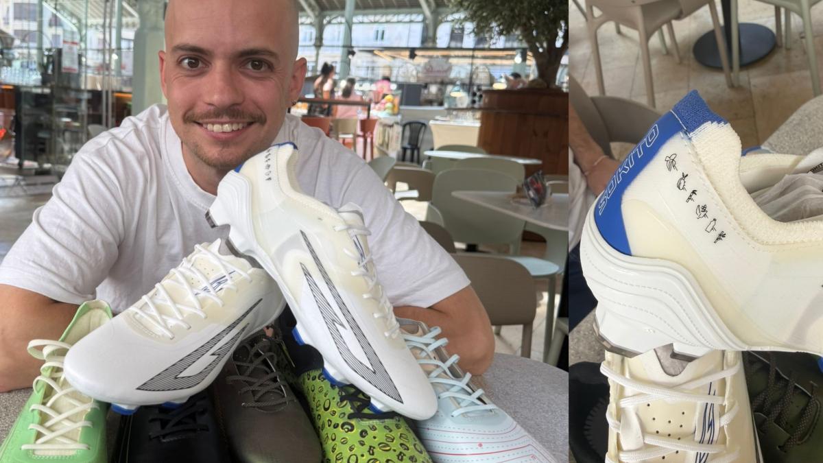 La primera bota ecológica aterriza en el Mundial... desde Valencia