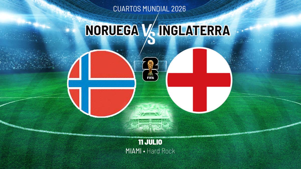 Alineaciones probables: Noruega - Inglaterra, cuartos de final del Mundial 2026