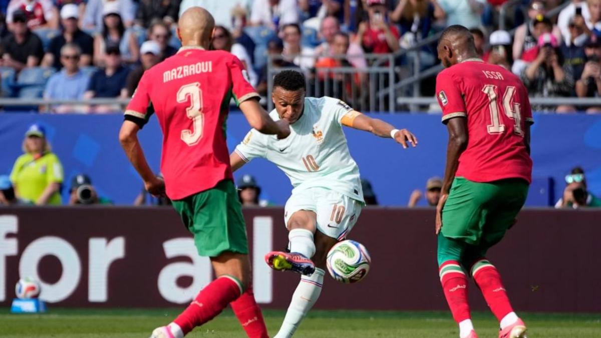 ¡Quién no te conoce que te compre! Kylian Mbappé abrió la cuenta para Francia ante Marruecos
