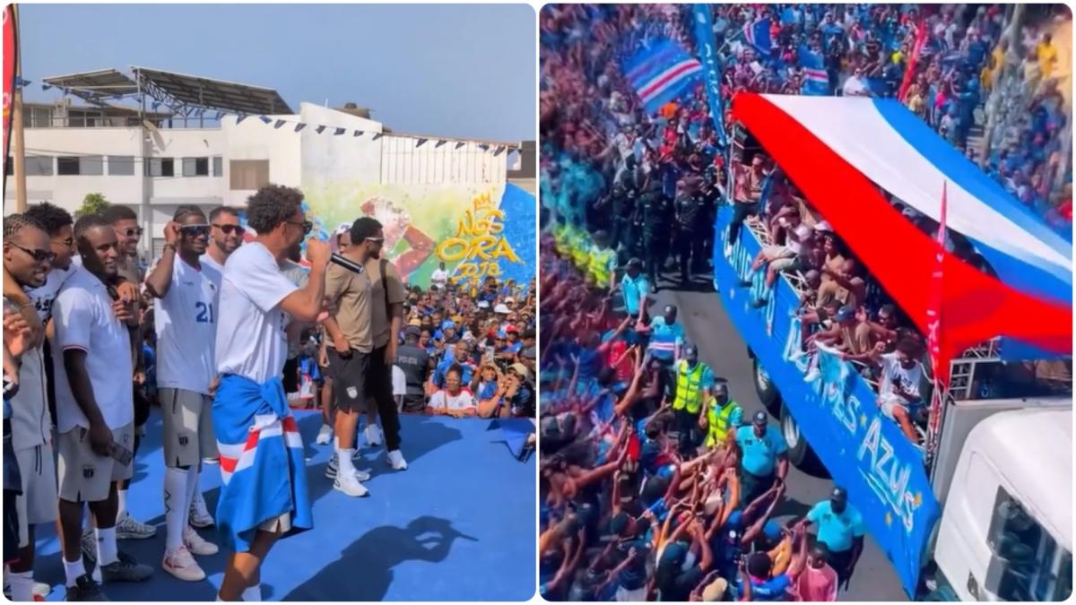 ¡Espectacular! Así fue el recibimiento de Cabo Verde por sus aficionados a la llegada a su país