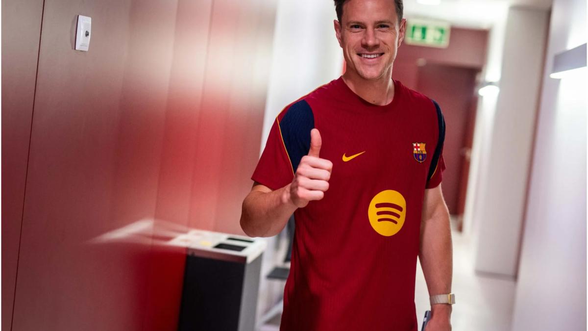 La vuelta al trabajo del Barcelona: Ter Stegen, Hamza, Fermín, Roony...