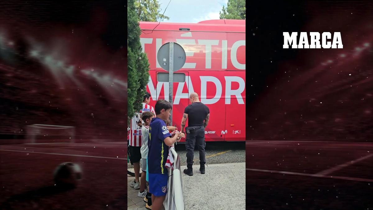 Atlético de Madrid dio inicio a su pretemporada en San Rafael