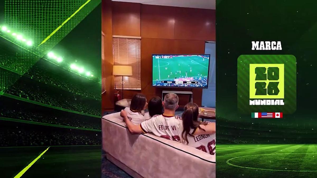 ¡Estamos en la final! Así celebró la Casa Real la victoria de España