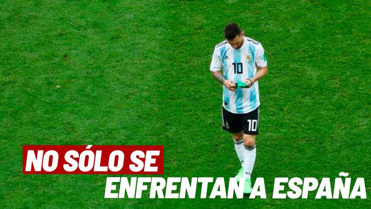 Argentina enfrenta su maldición mundialista ante España