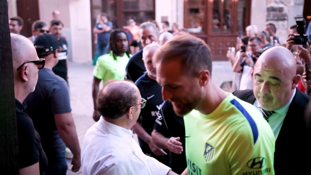 El Atlético de Madrid cena el tradicional cochinillo para inaugurar la temporada