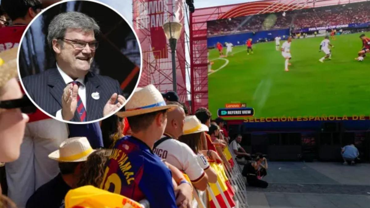 El alcalde de Bilbao ve artificial la polémica por no poner pantalla para ver el Mundial