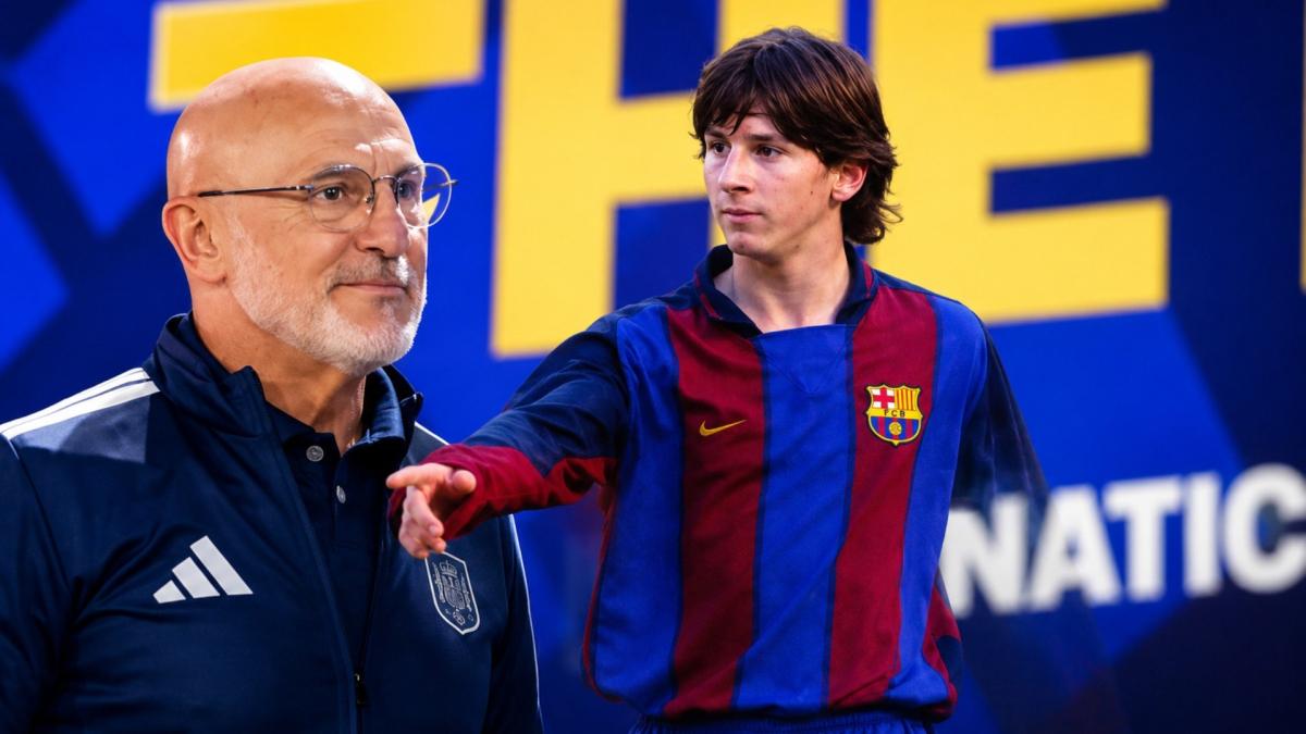 Luis de la Fuente relató la vez que conoció a Messi
