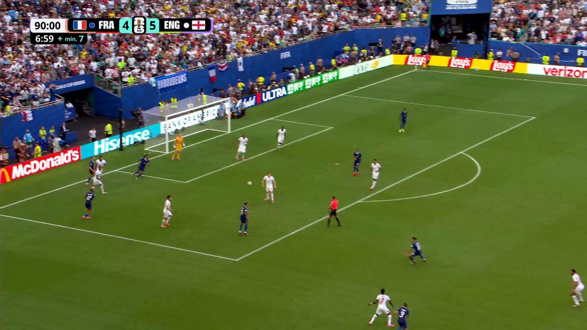 CRACK MUNDIAL: Jude Bellingham ENLOQUECE a los hinchas con un GOLAZO en el Francia 4 vs 6 Inglaterra (VIDEO)